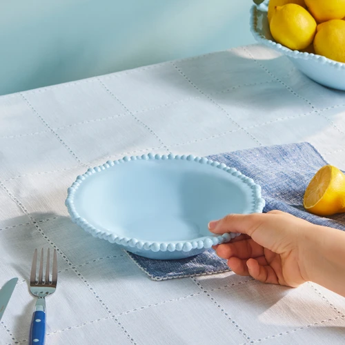 Karaca Perla Melamin Çukur Tabak 22 cm Mavi