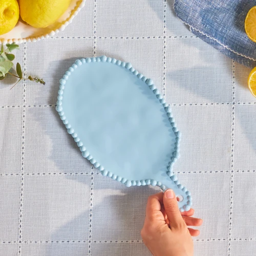 Karaca Perla Melamin Peynir Tabağı 28 cm Mavi