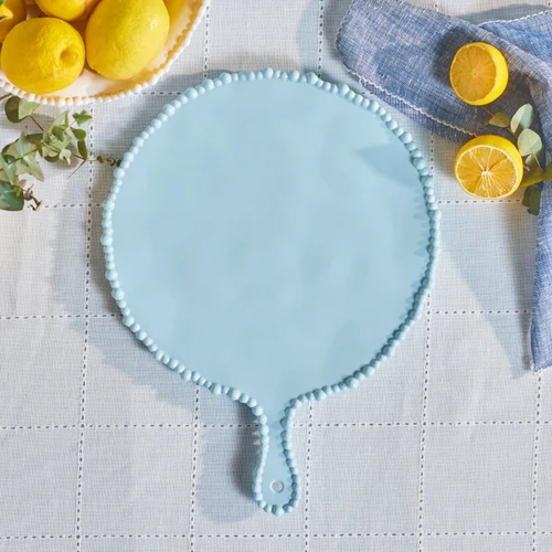 Karaca Perla Melamin Yuvarlak Peynir Tabağı 42 cm Mavi
