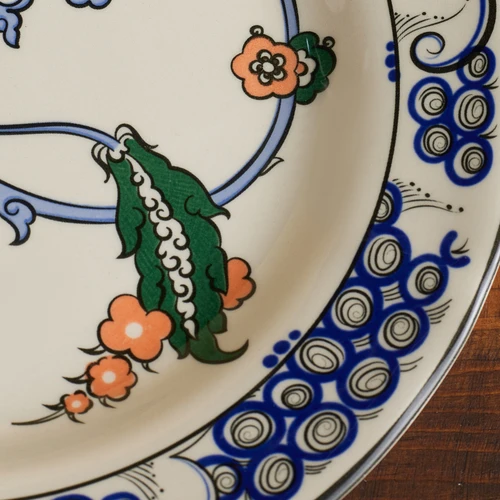 Karaca x Ömür Akkor İznik Kuş Servis Tabağı 26 cm
