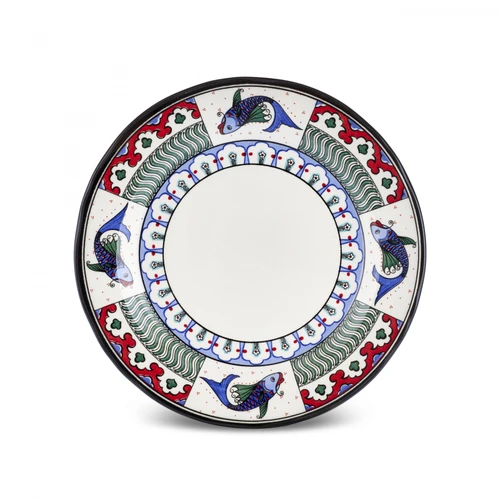 Karaca İznik Balık Pasta Tabağı 21 cm