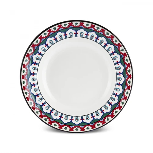 Karaca İznik Çini Çukur Tabak 23 cm