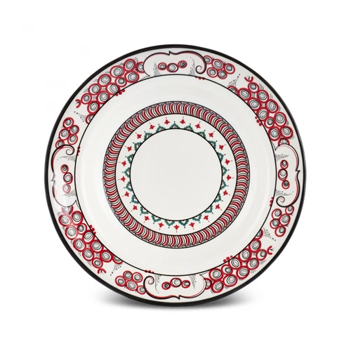 Karaca İznik Lal Çukur Tabak 23 cm
