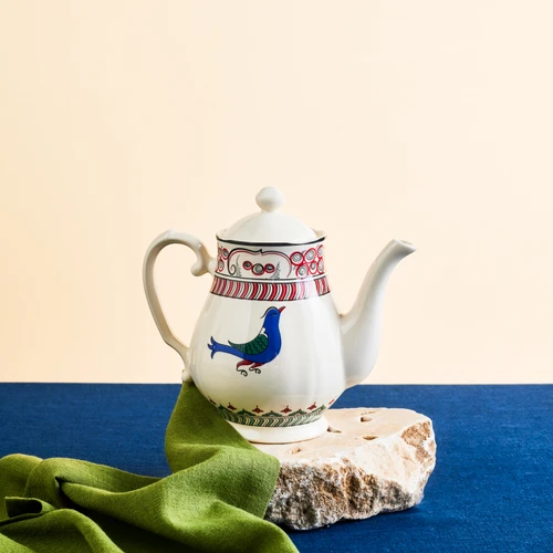 Karaca x Ömür Akkor İznik Kuş Demlik 965 ml