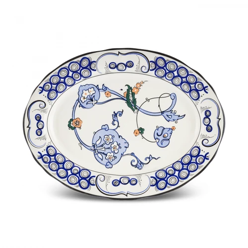 Karaca İznik Hatai Kayık Tabak 30 cm