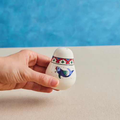 Karaca x Ömür Akkor İznik Balık Biberlik 6 cm