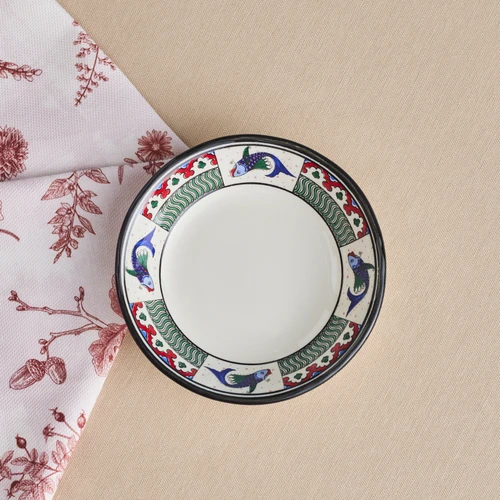 Karaca x Ömür Akkor İznik Balık Çerezlik 14 cm