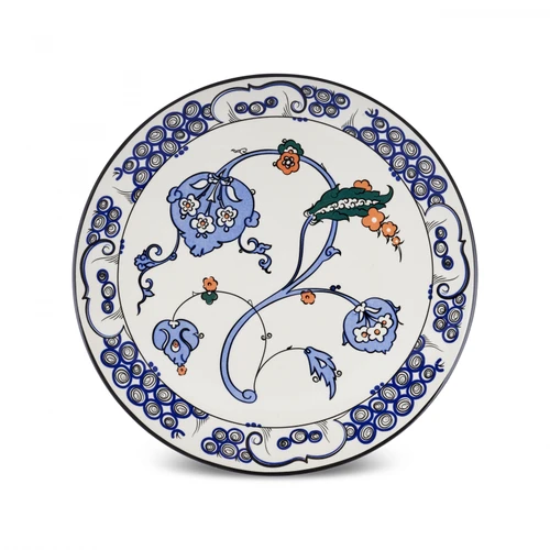 Karaca İznik Hatai Ayaklı Kek Standı 32 cm