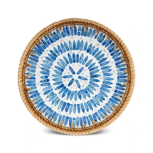 Karaca Erica Rattan Yuvarlak Tepsi 30x3 cm