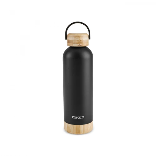 Karaca Woody Çelik Sızdırmaz Termos 500 ml Siyah
