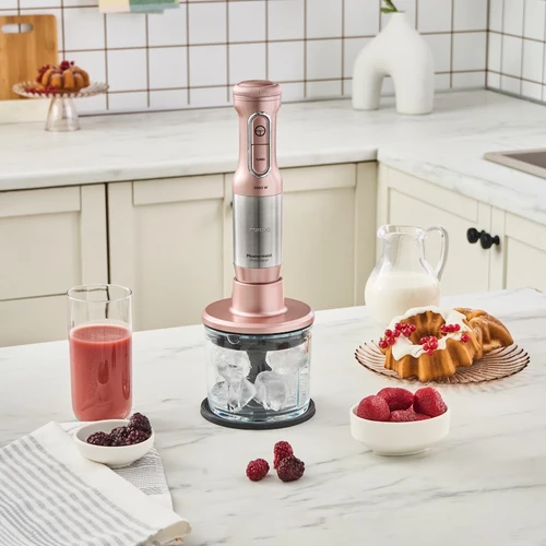 Karaca Mastermaid Prosteel 1000W Blender Set Cam Hazneli Rosegold