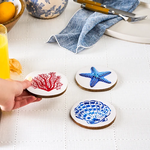 Karaca Mango Marin Bardak Altlığı 3'lü Set