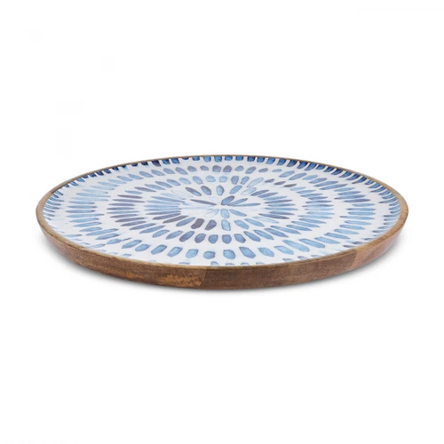 Karaca Mango Dekoratif Tabak Mavi 29 cm
