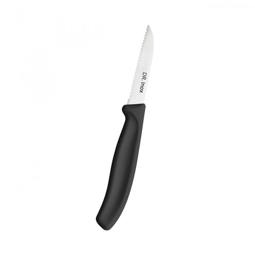 Dr. Inox Trıtıklı Soyma Bıçağı 19 cm Siyah