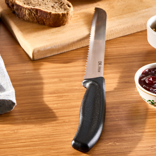 Dr. Inox Ekmek Bıçağı 32 cm Siyah