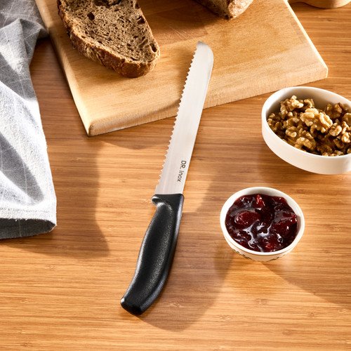 Dr. Inox Ekmek Bıçağı 32 cm Siyah