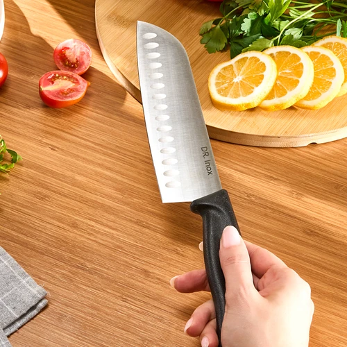 Dr. Inox Santoku Bıçağı 30 cm Siyah