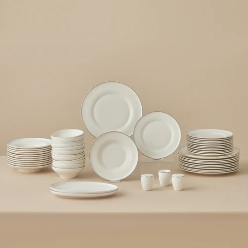 Karaca Elegance Bone Alba 53 Parça 12 Kişilik Yemek Takımı