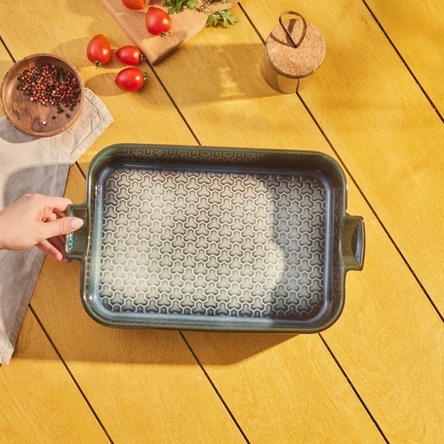Karaca Culina Reaktif Fırın Kabı Mavi 38 cm
