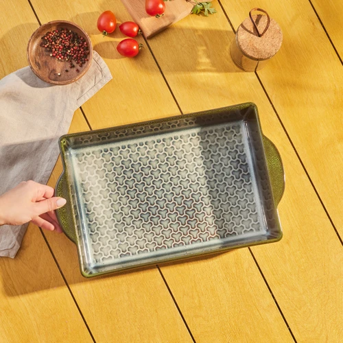 Karaca Culina Reaktif Fırın Kabı Yeşil 38 cm