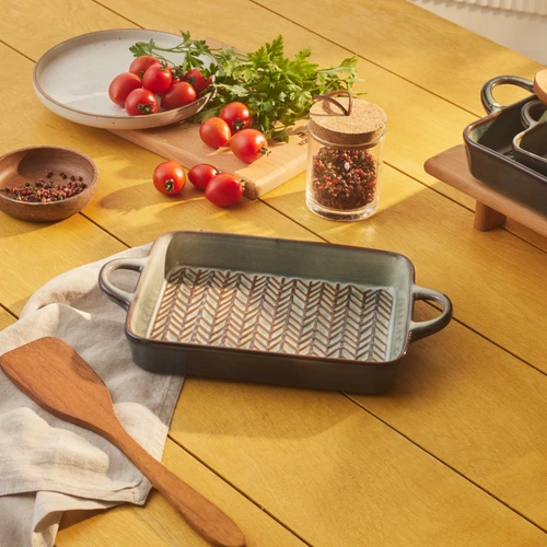 Karaca Culina Reaktif Fırın Kabı Gri 31 cm