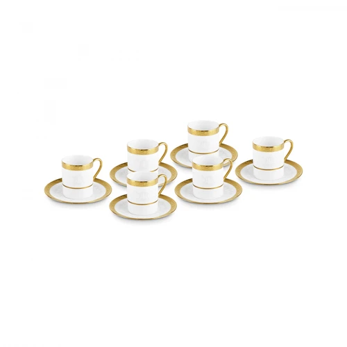 Karaca Royal Bone Victoria 6 Kişilik Kahve Fincanı 90 Ml