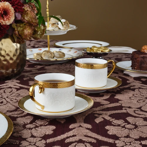 Karaca Royal Bone Victoria 2işilik Çay Fincan Takımı