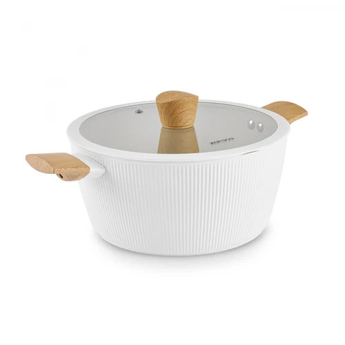 Karaca x Refika Swiss Crystal Purelıne İndüksiyon Tabanlı 12 Parça Tencere Seti Almond Cream