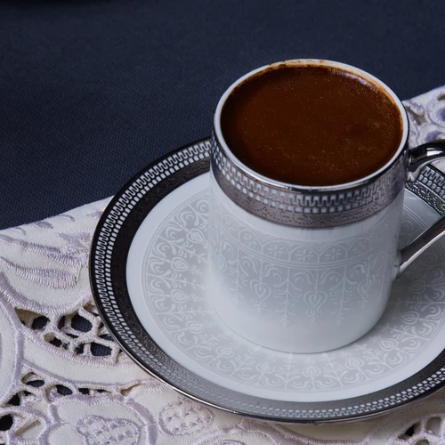 Karaca Royal Bone Kate 6 Kişilik Kahve Fincan Takımı 90 Ml