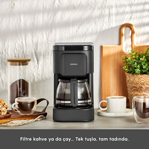 Karaca Just Coffee Aroma 2 in1 Filtre Kahve Makinesi Black
