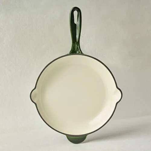 Karaca Heritage Demir Döküm Emayeli Tava Yeşil 26 cm