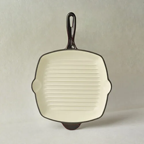 Karaca Heritage Demir Döküm Emayeli Grill Tava 26 cm Kırmızı 