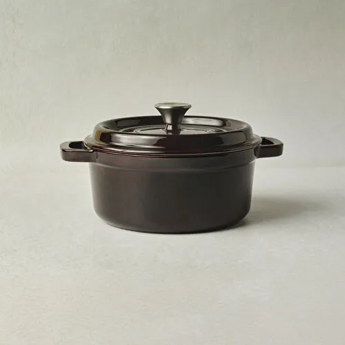 Karaca Heritage Demir Döküm Emayeli Tencere Kırmızı 24 cm