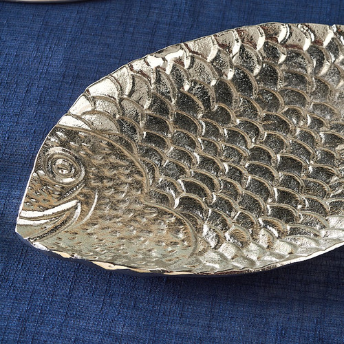 Karaca Marin Fish Dekoratif Tabak 19,75 x 40 cm