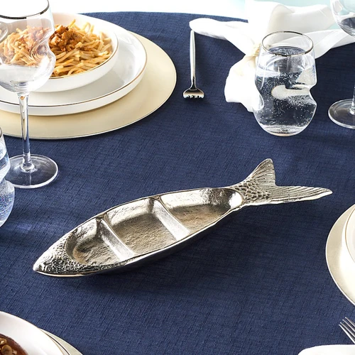 Karaca Marin Fish 3'lü Çerezlik 10 x 36,25 cm
