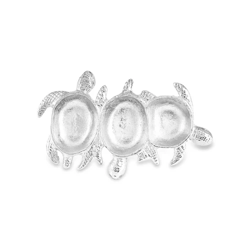 Karaca Marin Turtle 3lü Çerezlik 19x33 cm