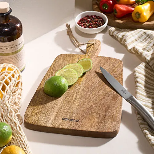 Karaca Premium Mango Kare Kesme ve Sunum Tahtası