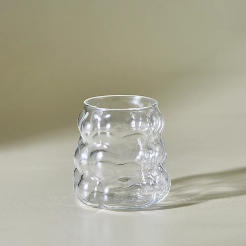 Karaca Buble Latte Bardağı 390 ml Şeffaf