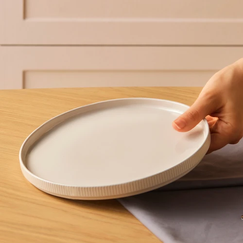 Karaca Massimo Pasta Tabağı 20 cm Krem