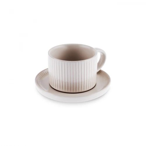 Karaca Massimo Kahve Fincanı ve Tabağı Krem 90 ml
