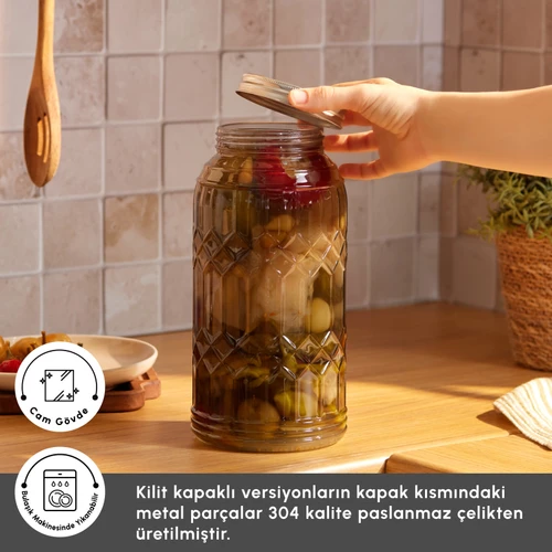 Karaca Storica Cam Kavanoz 2700 ml