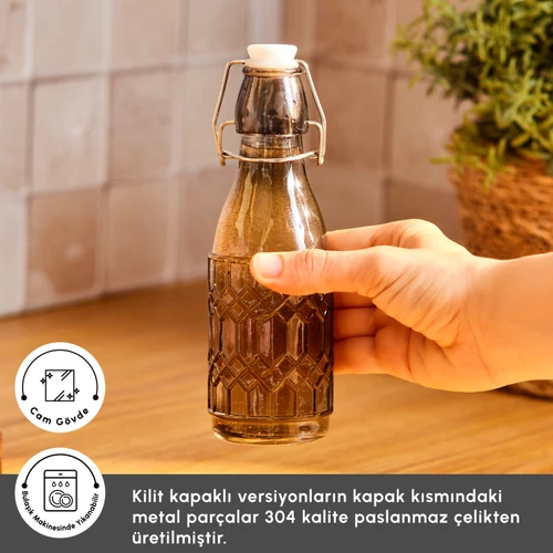 Karaca Storica Kilit Kapaklı Yağ Şişesi 250 ml