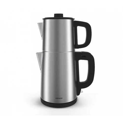 Karaca Teabig XL 2 in 1 Çelik Çay Makinesi ve Su Isıtıcı Inox