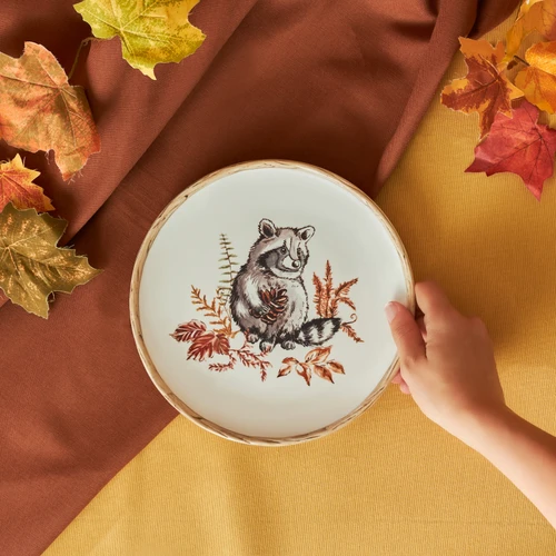 Karaca Cozy Rakun Pasta Tabağı 21 cm
