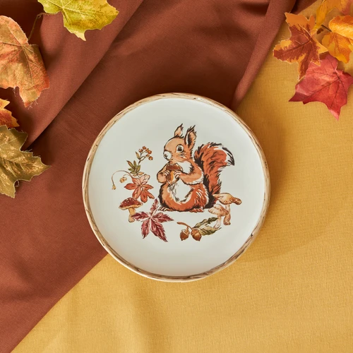 Karaca Cozy Sincap Pasta Tabağı 21 cm