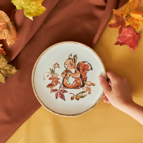 Karaca Cozy Sincap Pasta Tabağı 21 cm