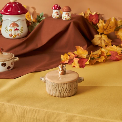 Karaca Cozy Sincap Kapaklı Kase 400 ml