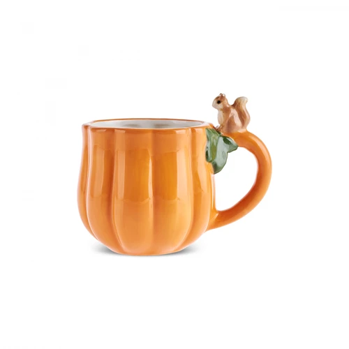 Karaca Cozy Bal Kabağı Sincap Kupa 320 ml