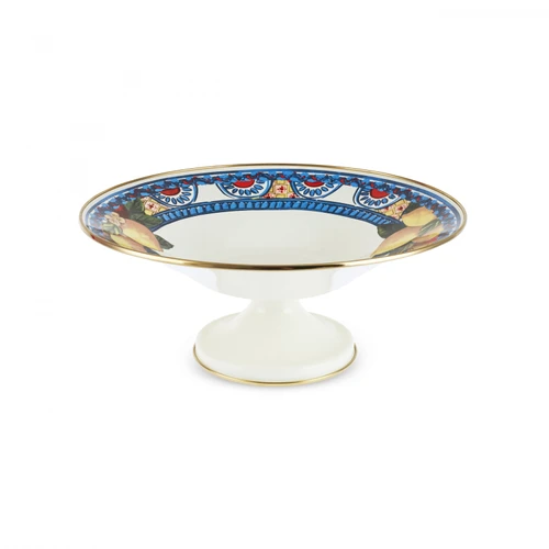 Karaca Amalfi Emaye Ayaklı Meyvelik 30 cm