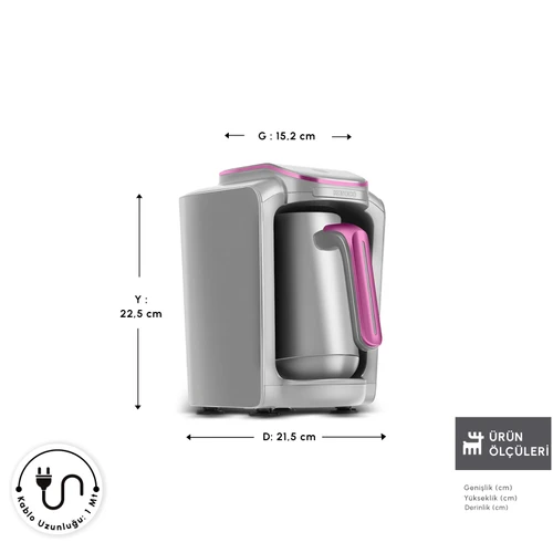 Karaca Hatır Neo Türk Kahve Makinesi Raspberry Pink